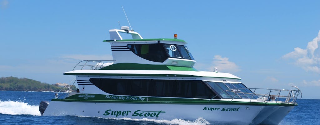 Boat transfer from Sanur to Nusa Lembongan by Scoot Fast Boat
