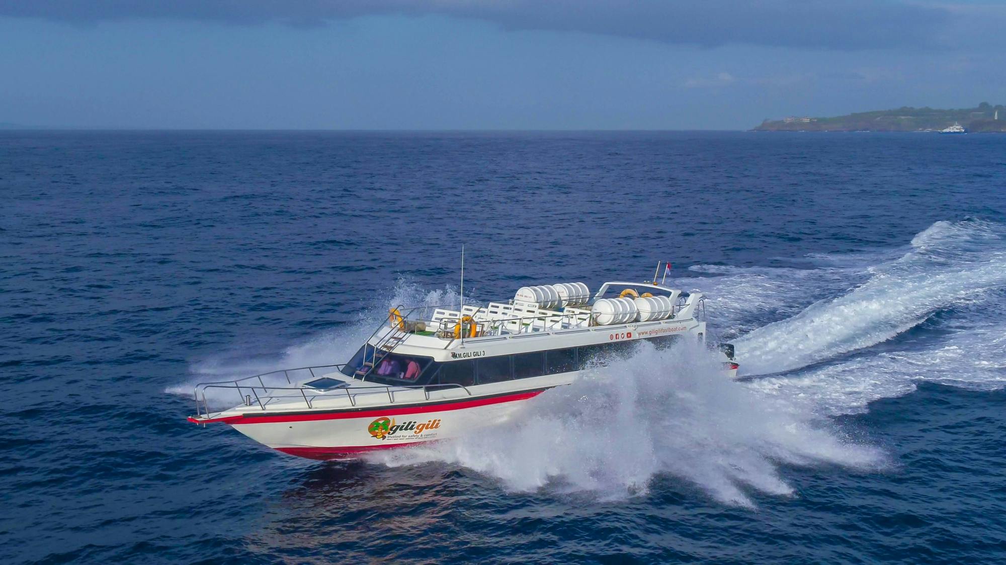 Fast Boat from Padang Bai to Lombok, Gili Trawangan & Gili Air