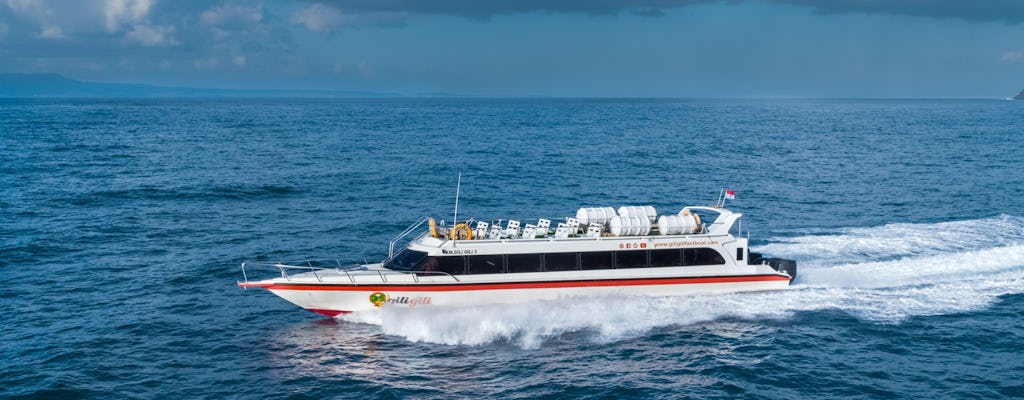 Transferência rápida de barco de Padang Bai para Gili T, Gili Air, Gili Meno ou Lombok por GGF