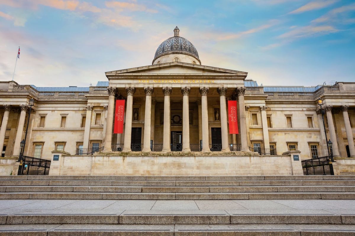 Ticket voor de London National Gallery en zelfgeleide tour in het Frans