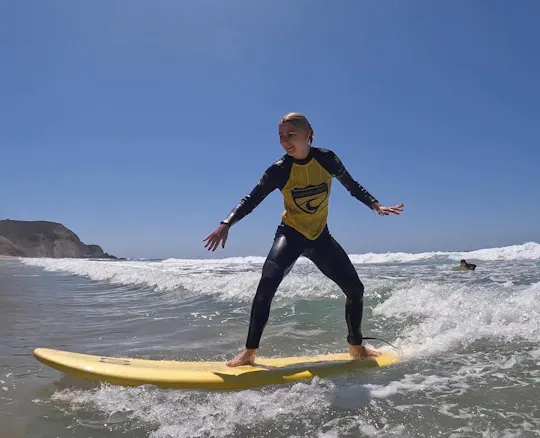 Lezioni di surf da spiaggia a Carrapateira
