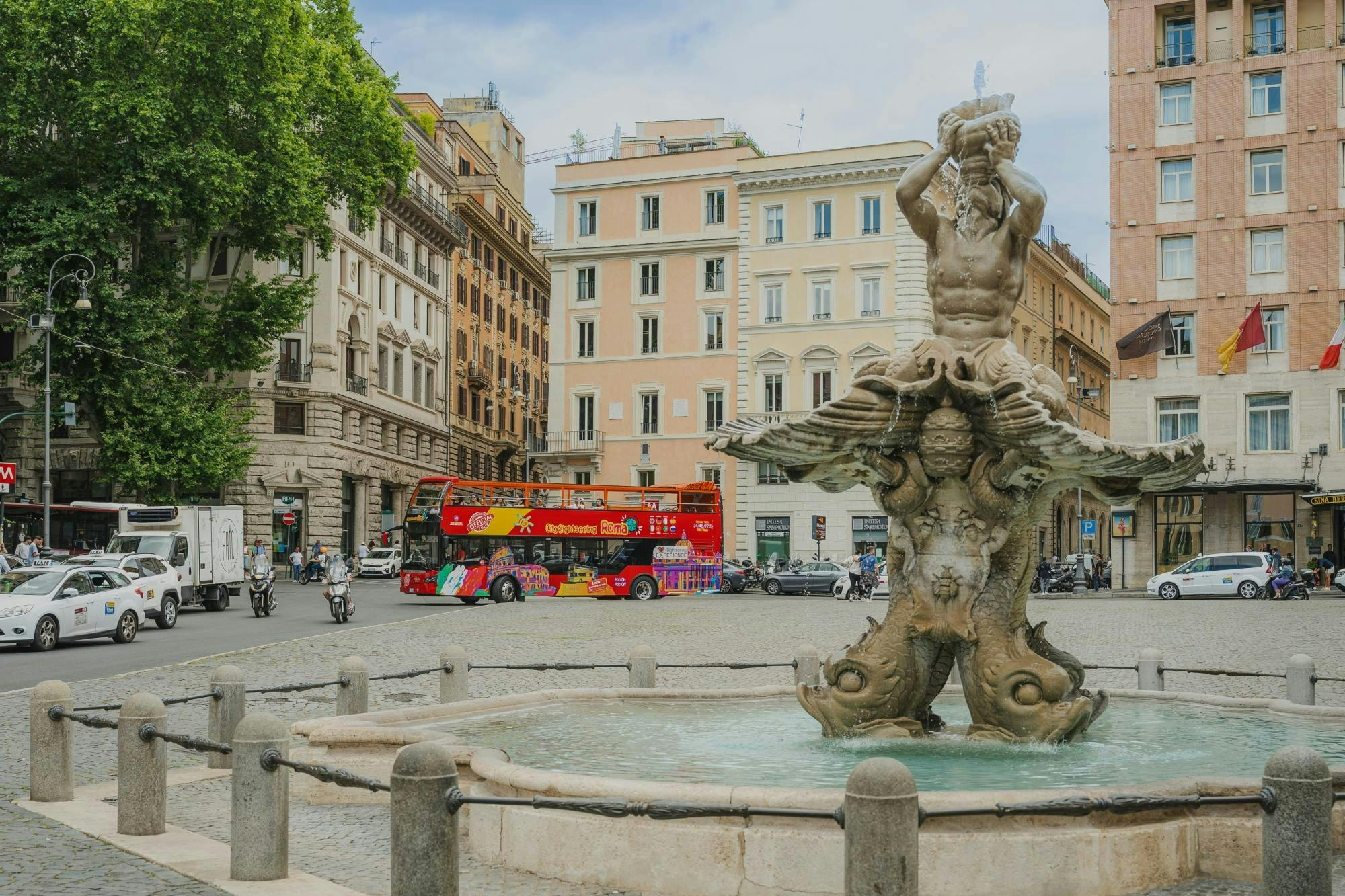 Excursão Hop-On Hop-Off em Roma com traslado de ônibus de Civitavecchia