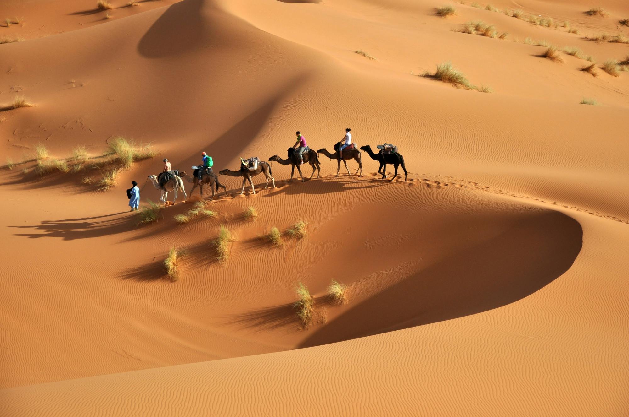 Circuit de 2 jours dans le désert des dunes intactes de l'Erg L'ihoudi