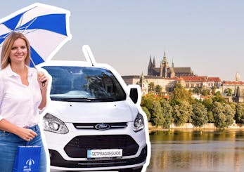 Prague Castle skip-the-line tickets and minibus transfer