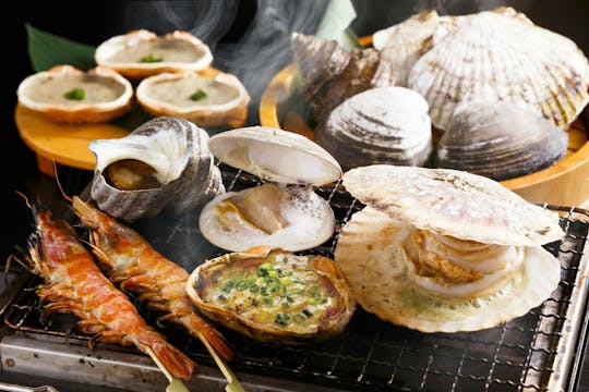 Namba Osaka Dining Experience at an Izakaya with Sashimi and King Crab