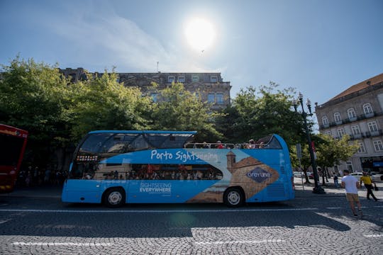 Excursão de ônibus hop-on hop-off de 48 horas no Porto e cruzeiro turístico no rio