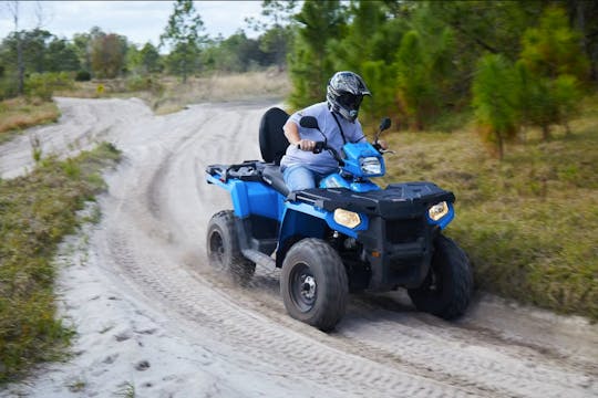 Experiência de motorista único off-road com quadriciclo no interior de Orlando