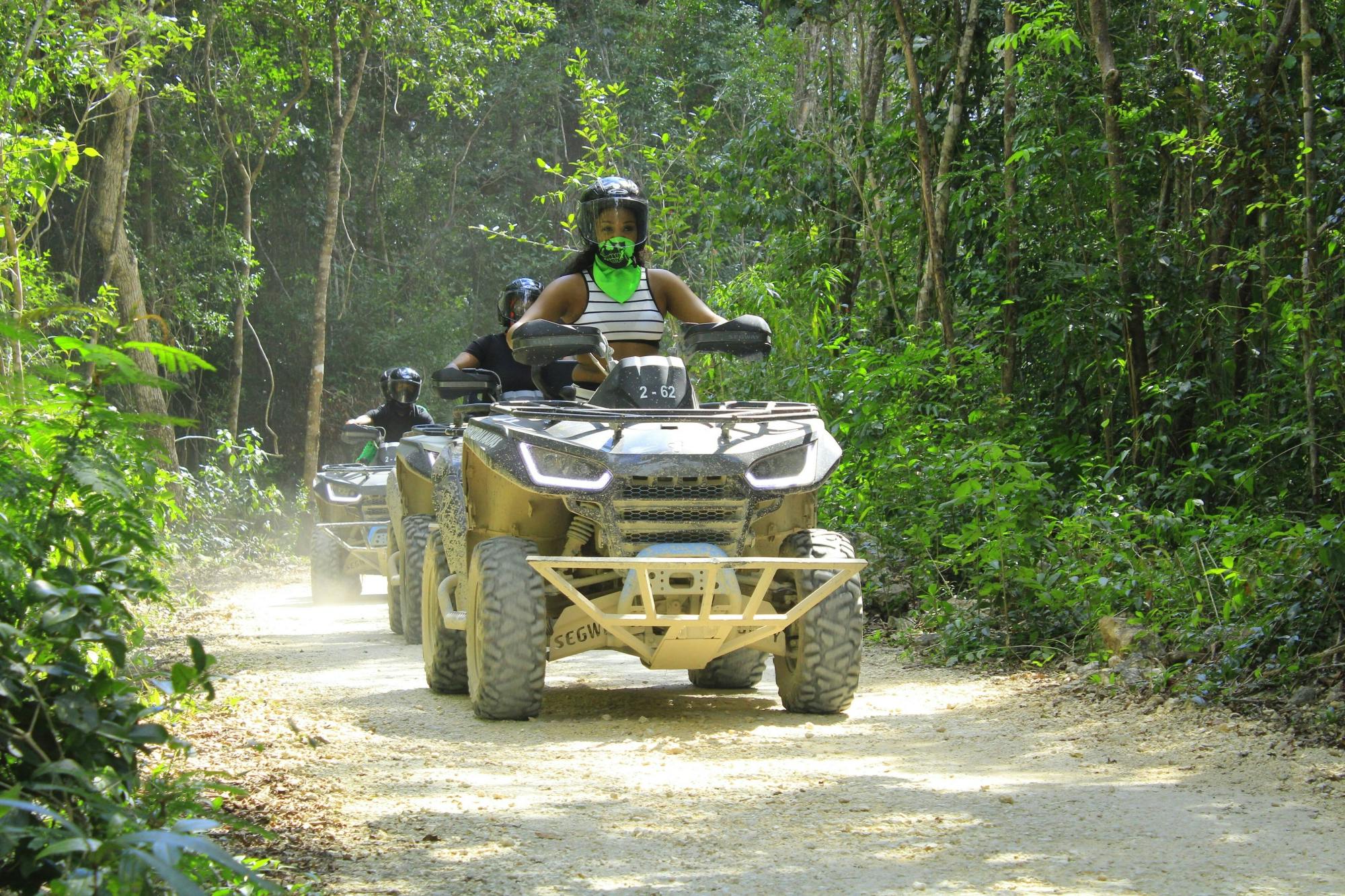 Extreme Tulum tour with ATV, ruins and cenote