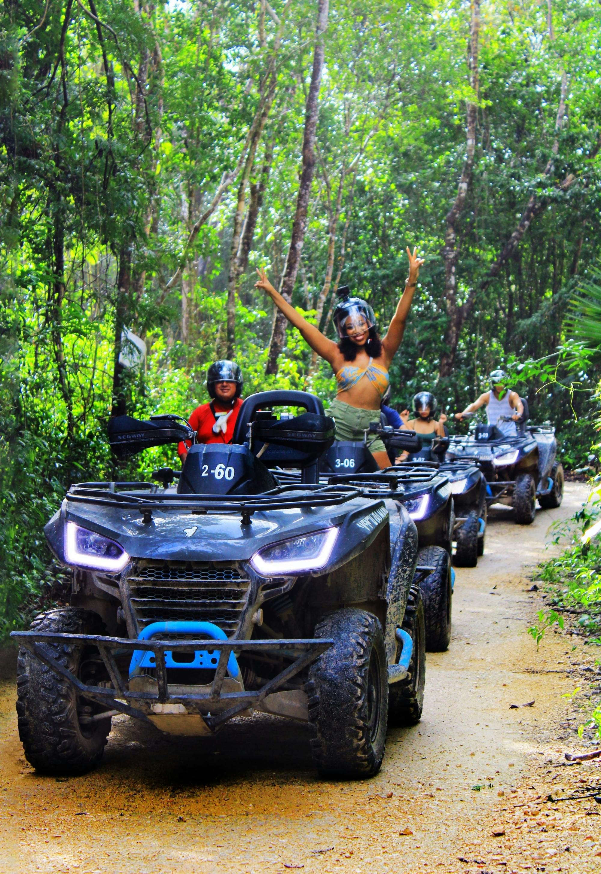 Extreme Tulum tour with ATV, ruins and cenote