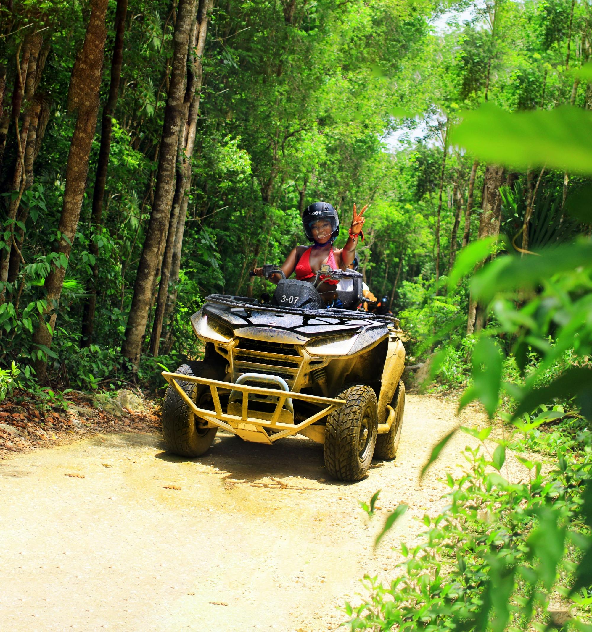 Extreme Tulum tour with ATV, ruins and cenote