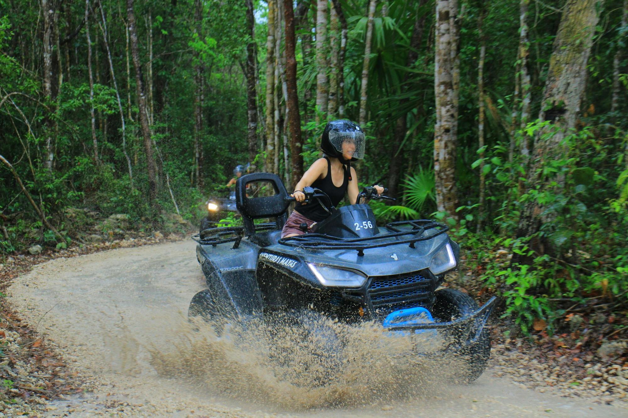 Extreme Tulum tour with ATV, ruins and cenote