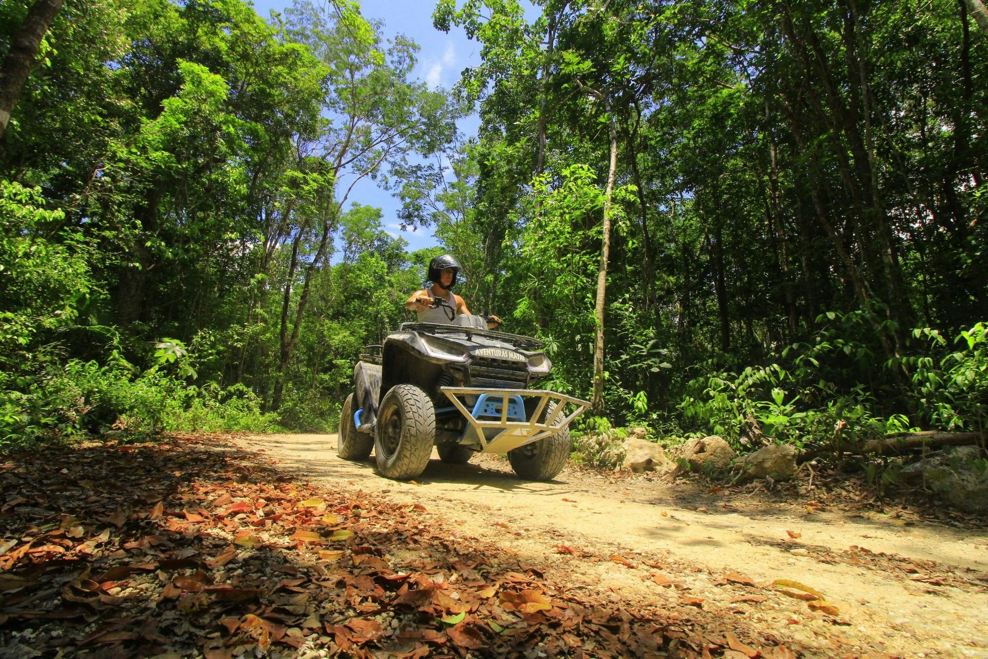 Extreme Tulum tour with ATV, ruins and cenote