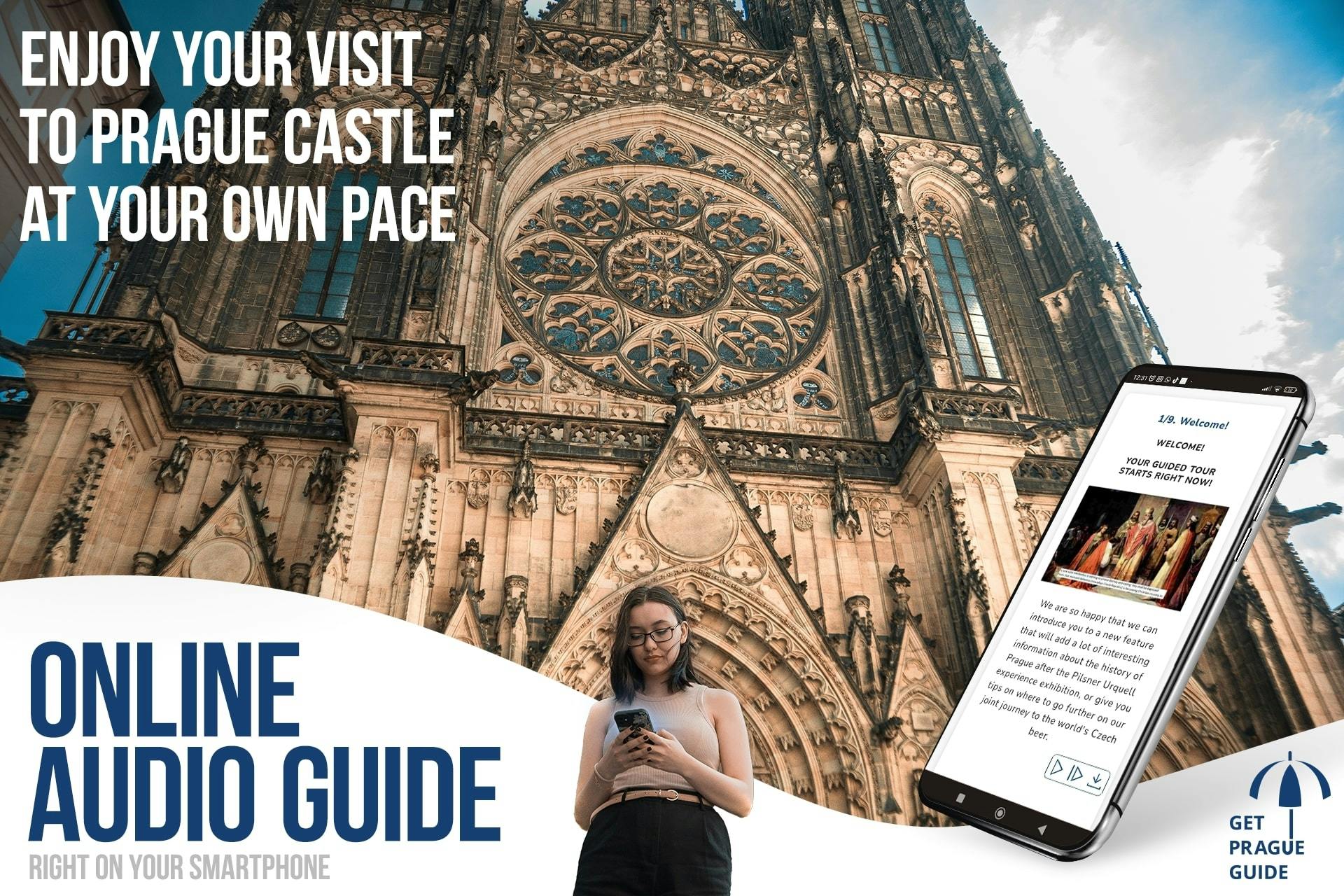 Guia de áudio online do Castelo de Praga