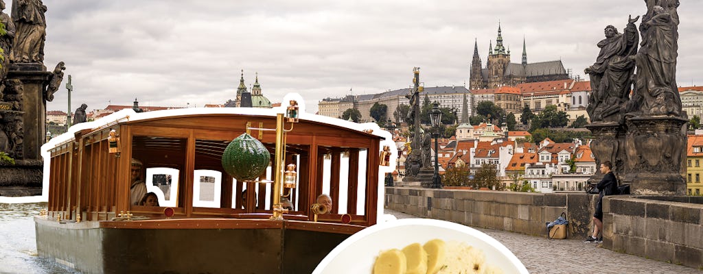 Visite de Prague de 6 heures avec croisière en bateau fluvial et déjeuner