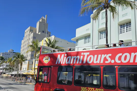 Doppeldecker-Sightseeing-Bustour durch Miami