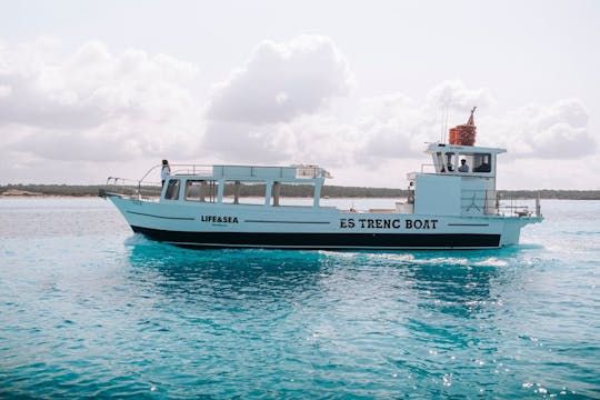 Paseo en barco de 3 horas por Es Trenc en Mallorca