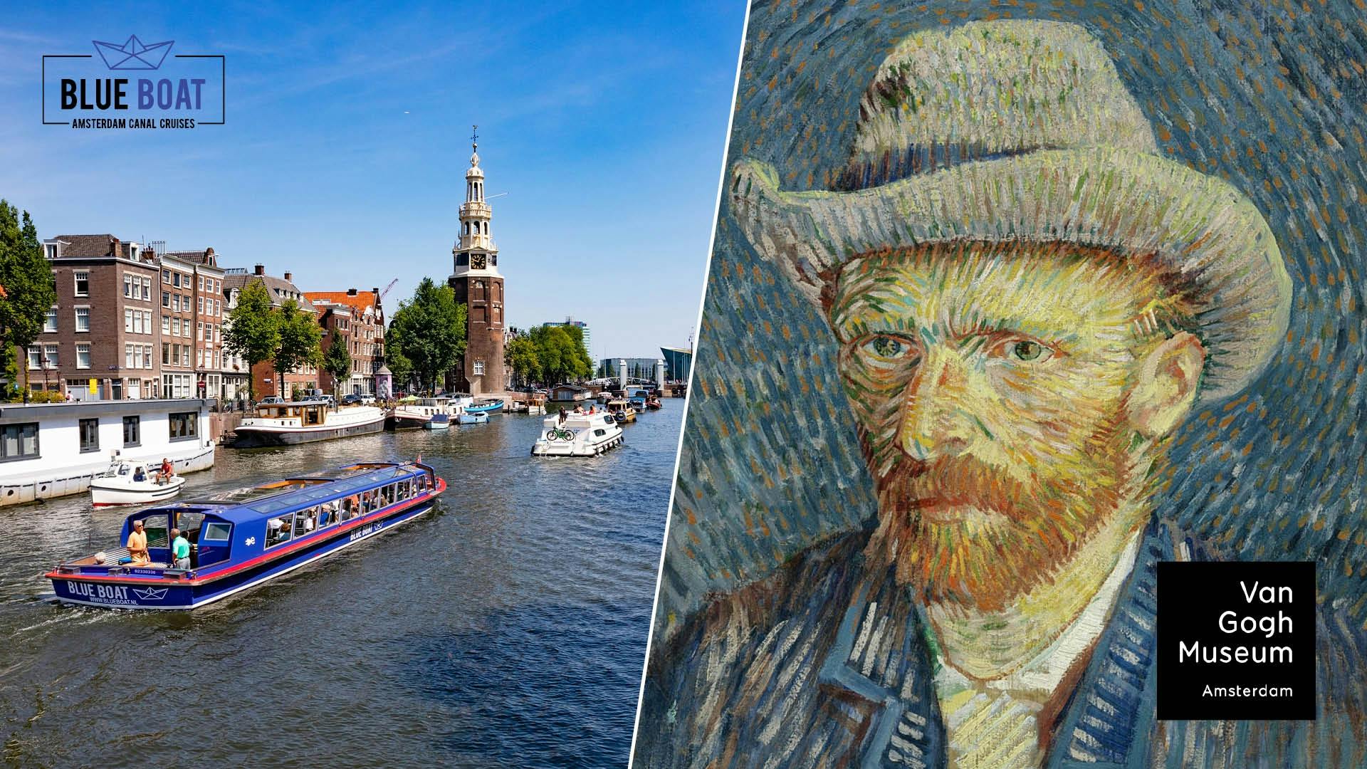 Blue Boat Company Grachtenfahrt mit Van Gogh Museum