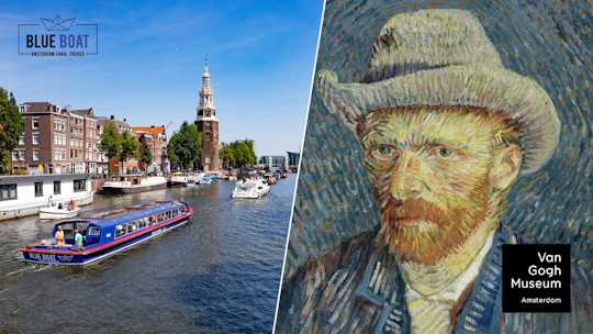 Blue Boat Company City Canal Cruise With Van Gogh museum
