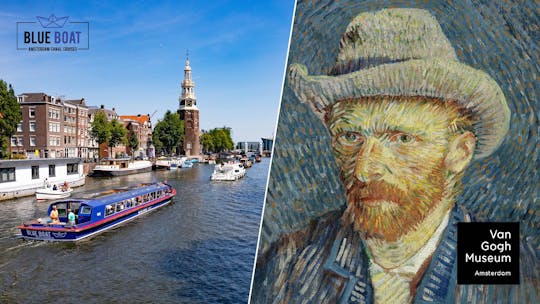 Ticket voor het Van Gogh Museum en rondvaart door de Amsterdamse grachten