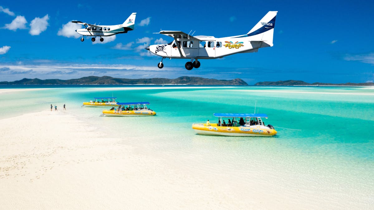 Airlie Beach vlieg- en raftpakket Northern Exposure