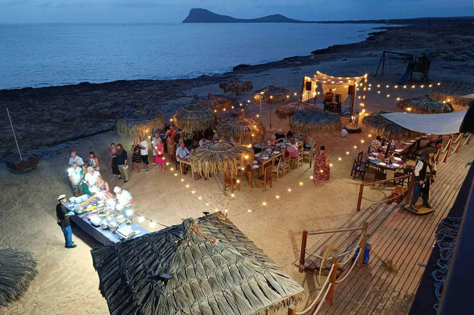 Valentine’s dinner at Ninho dos Piratas in Cape Verde