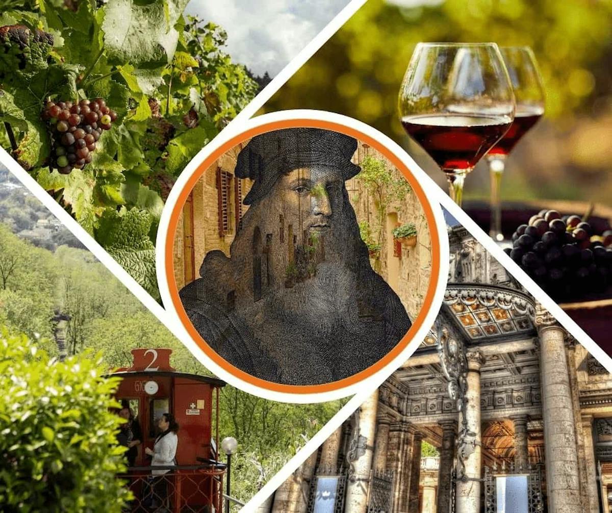 Leonardo Da Vinci wortels en oudste kabelbaan ter wereld