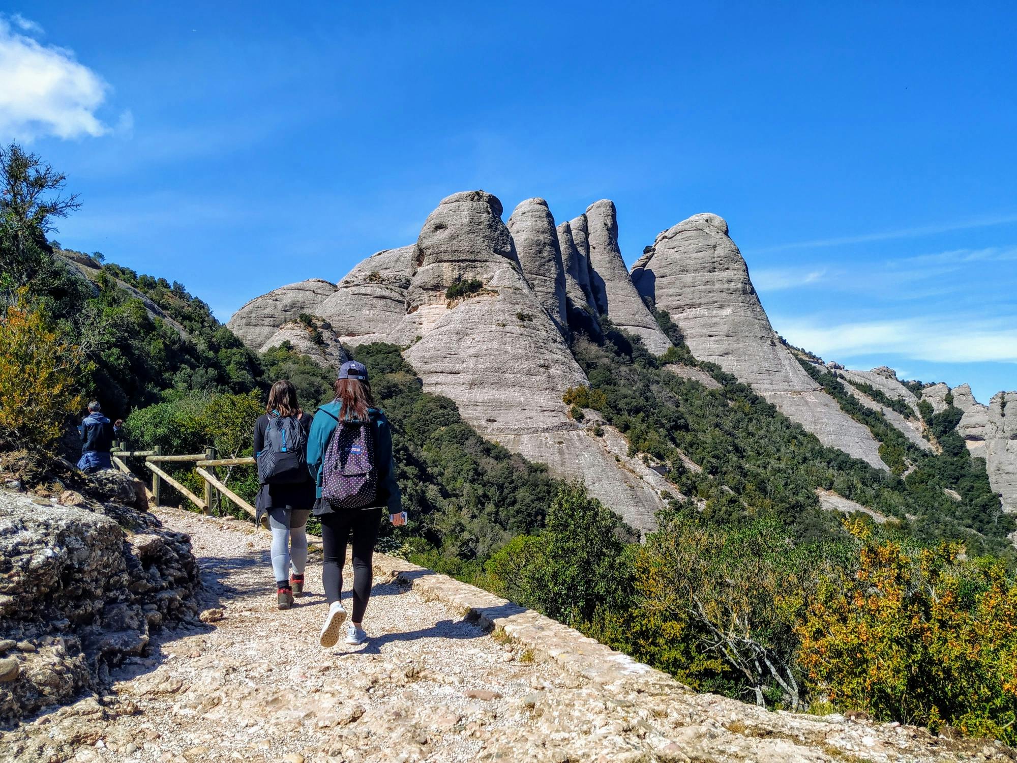 Montserrat Natural Park Hiking and Monastery