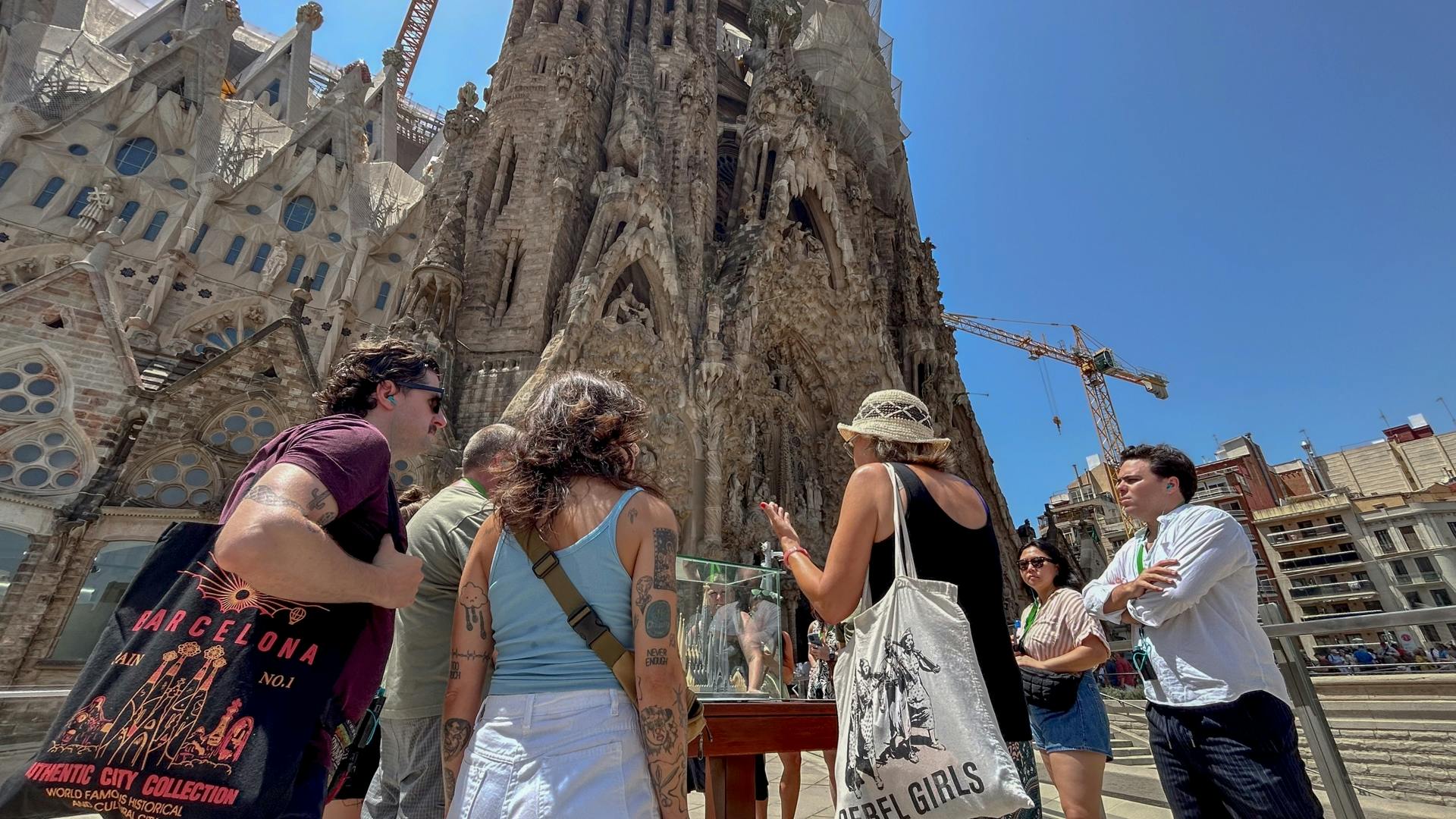 Sagrada Familia på guidet rundvisning