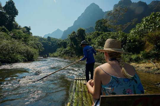 Heldag Khao Sok forsränning i floden med elefantreservat och lunch