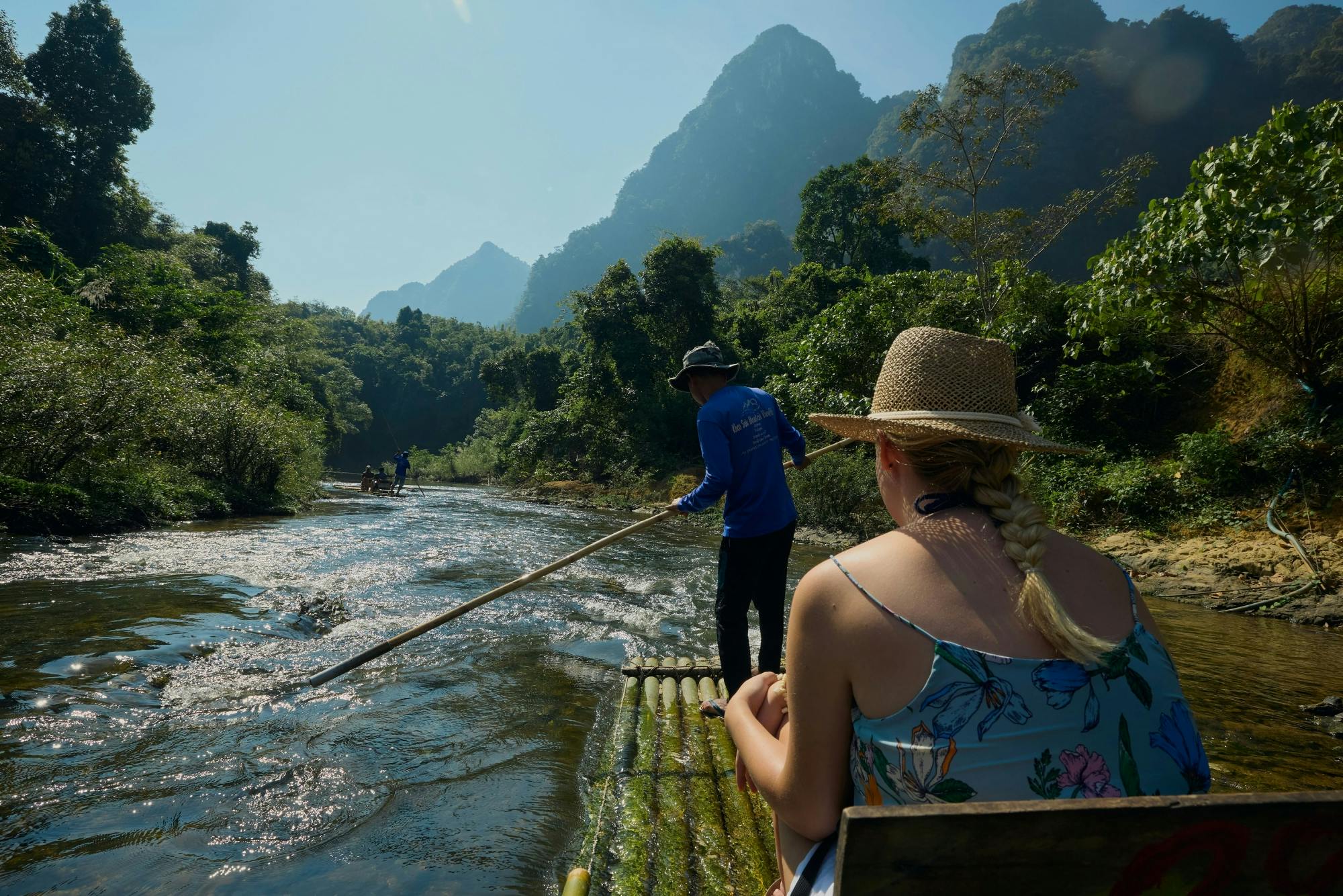 Full-day Khao Sok tour with elephant sanctuary and bamboo rafting