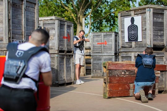 Doświadczenie laser tag w Amsterdamie