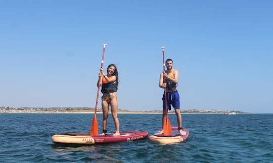 Doświadczenie wiosłowania na stojąco w Armação de Pêra