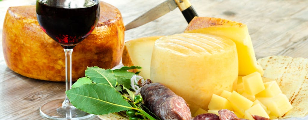 Degustação guiada de iguarias gastronômicas e de bebidas da Sardenha