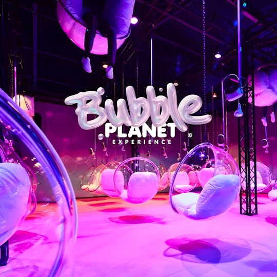 Experiência imersiva Bubble Planet em Denver