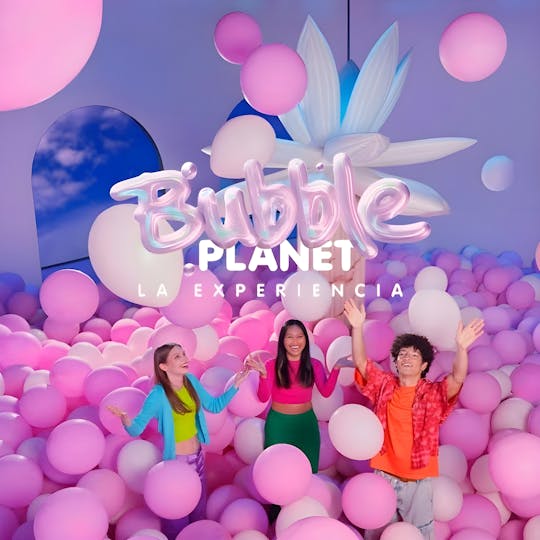 Experiencia inmersiva Bubble Planet en Barcelona