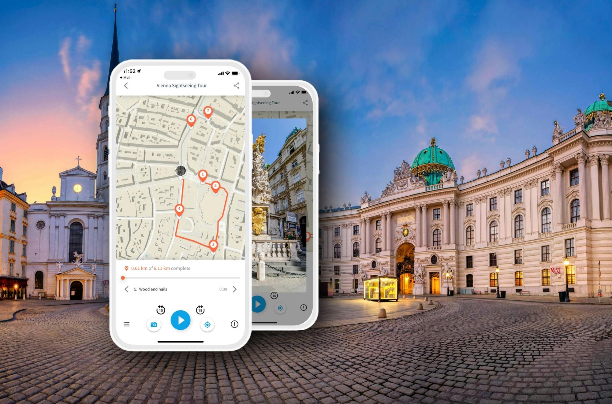 Visite de la ville de Vienne avec application audioguide