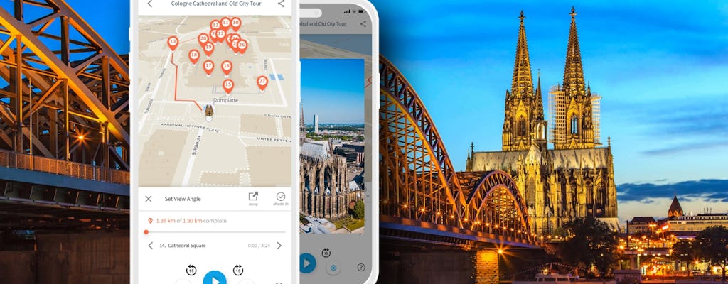 Cologne City and Cathedral Tour with Audio Guide App