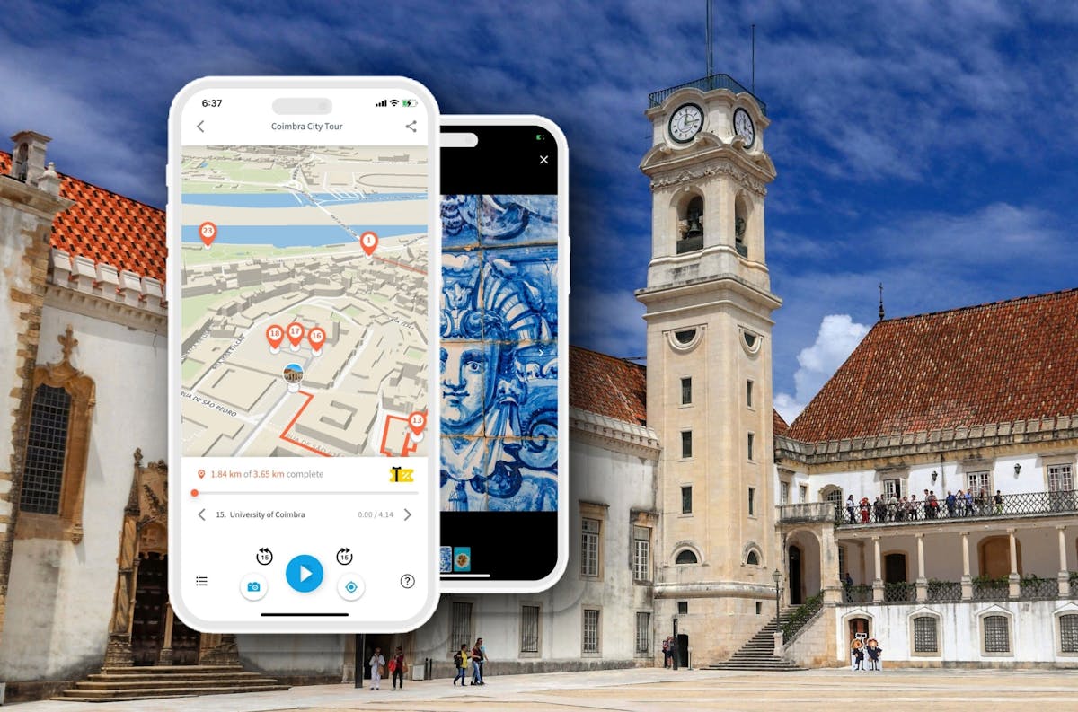 Coimbra Wandeltocht met Audiogids App