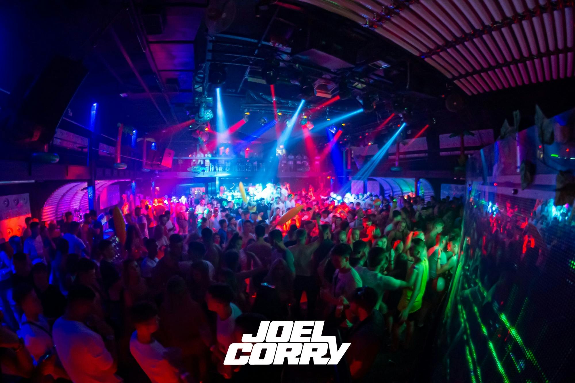 Scene Joel Corry DJ show at Rescue Club in Zante