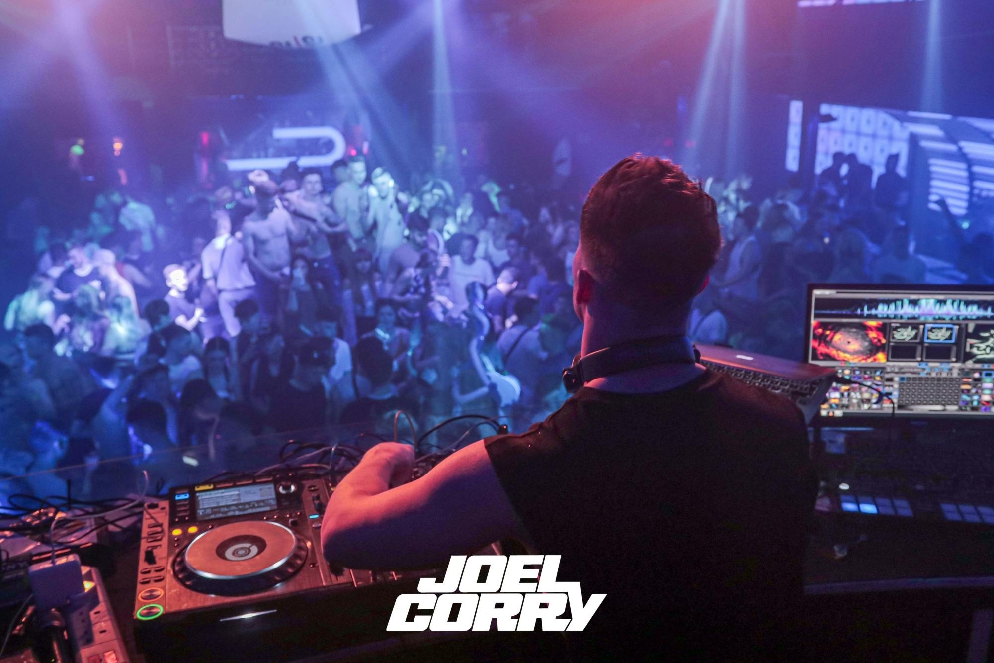 Scene Joel Corry DJ show at Rescue Club in Zante