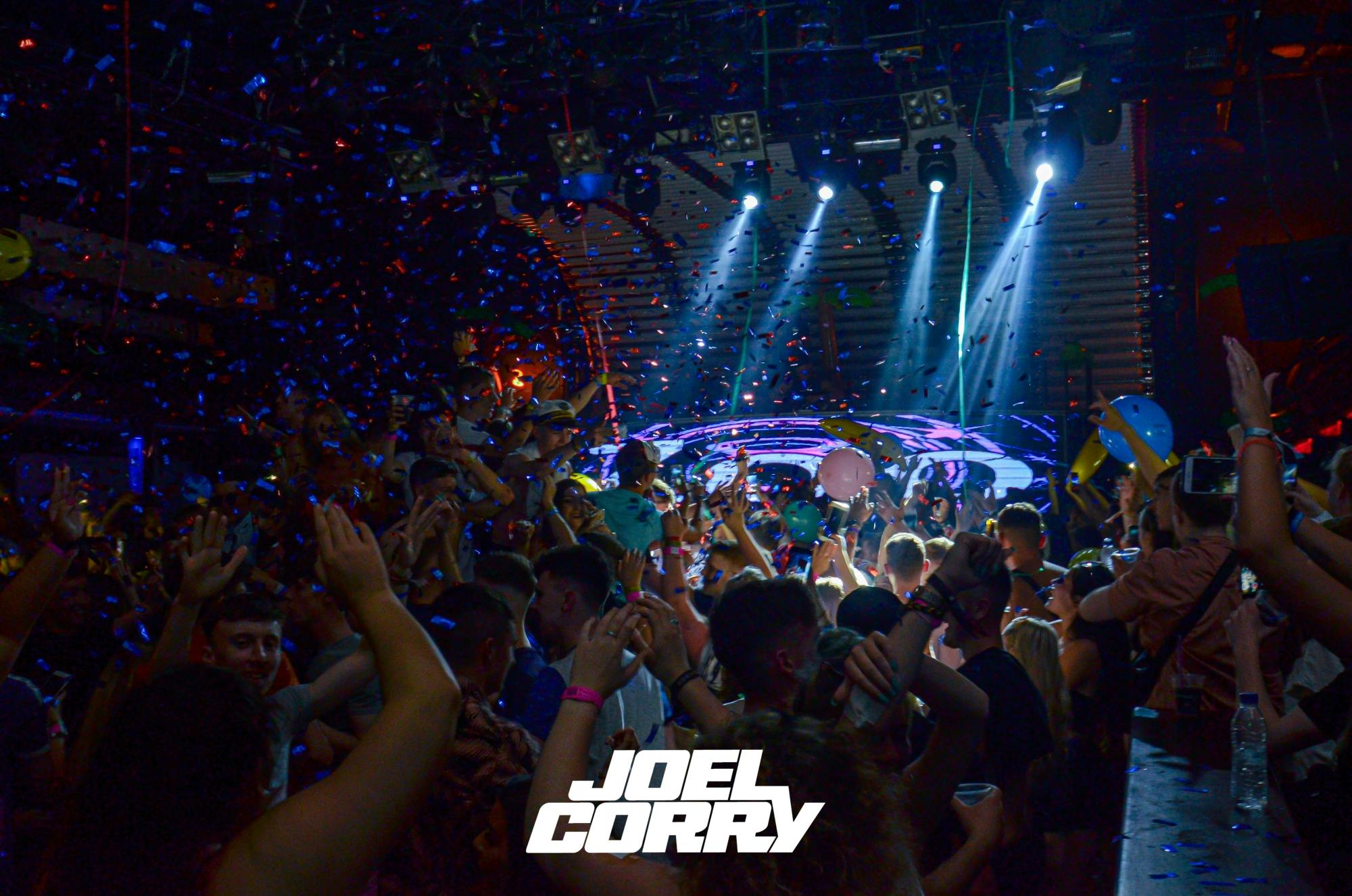 Scene Joel Corry DJ show at Rescue Club in Zante