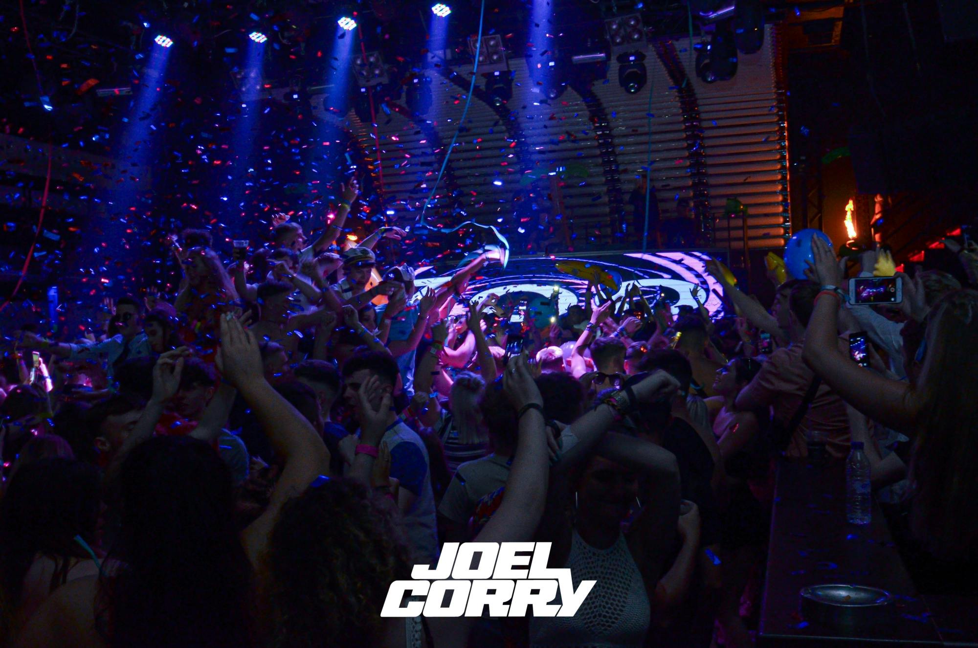 Scene Joel Corry DJ show at Rescue Club in Zante