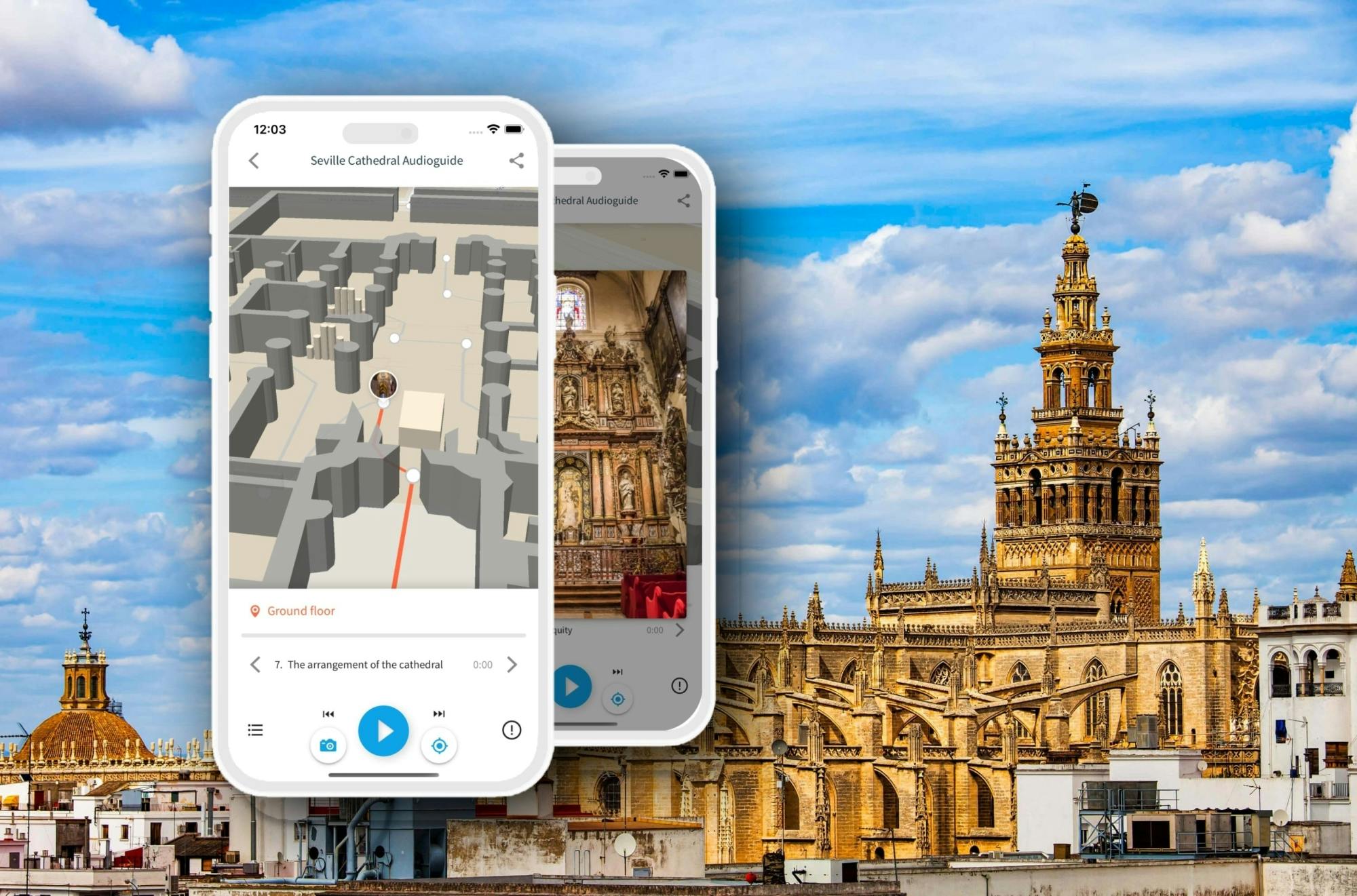 Seville Cathedral and Giralda self-guided audio app tour