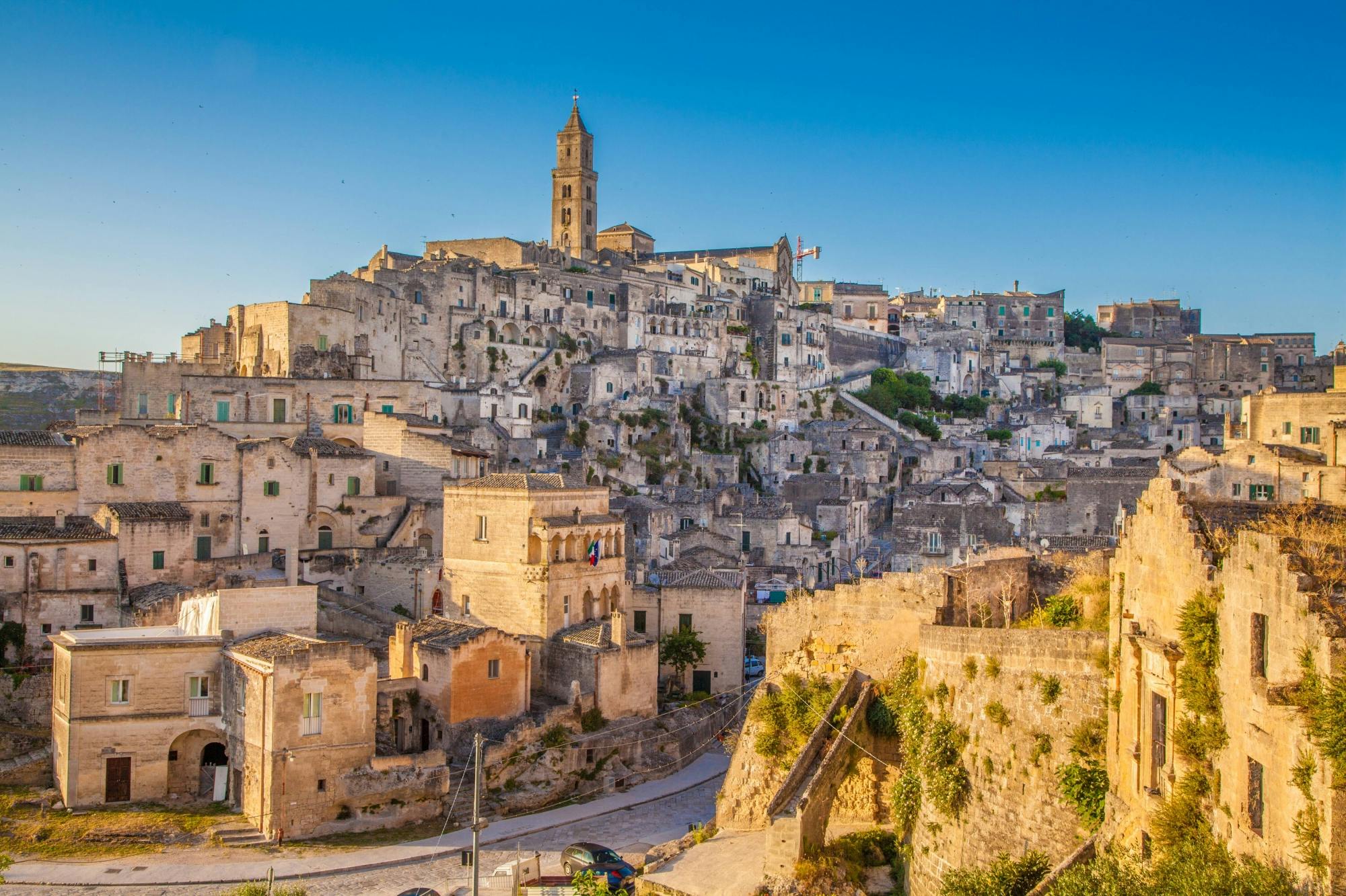 Tour Matera com casas em cavernas e degustação de comida local