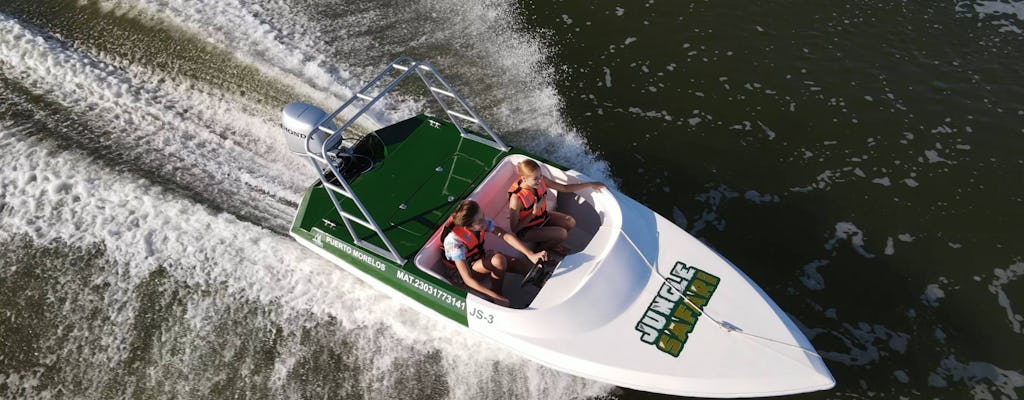 Mexikanische Schnellboot-Safari zur Isla Blanca