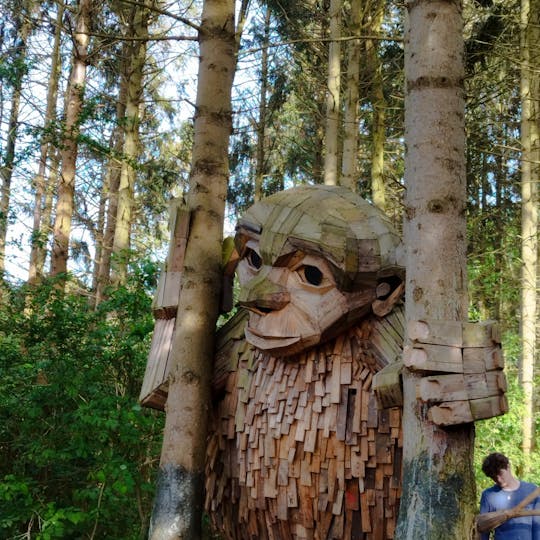 The Six Forgotten Giants Trolls hunt with minibus