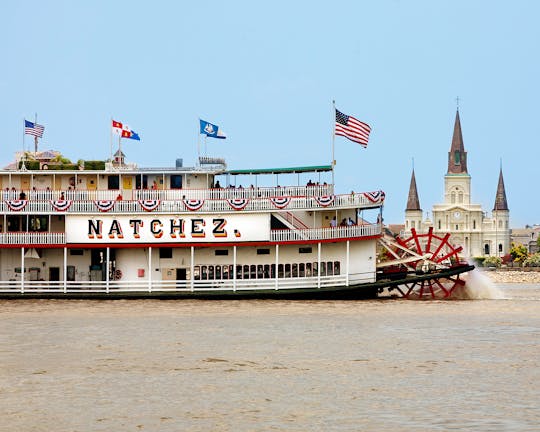 Crucero con brunch y jazz los domingos en el barco de vapor Natchez en Nueva Orleans