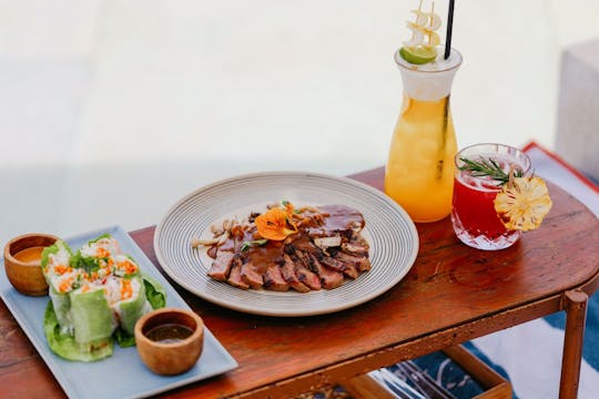 Dining experience at Tropical Temptation Beach Club