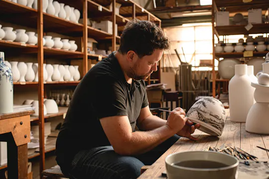 Royal Delft: Fábrica e museu azul de Delf