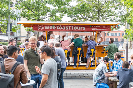 Cathedral quarter tour on a party bike